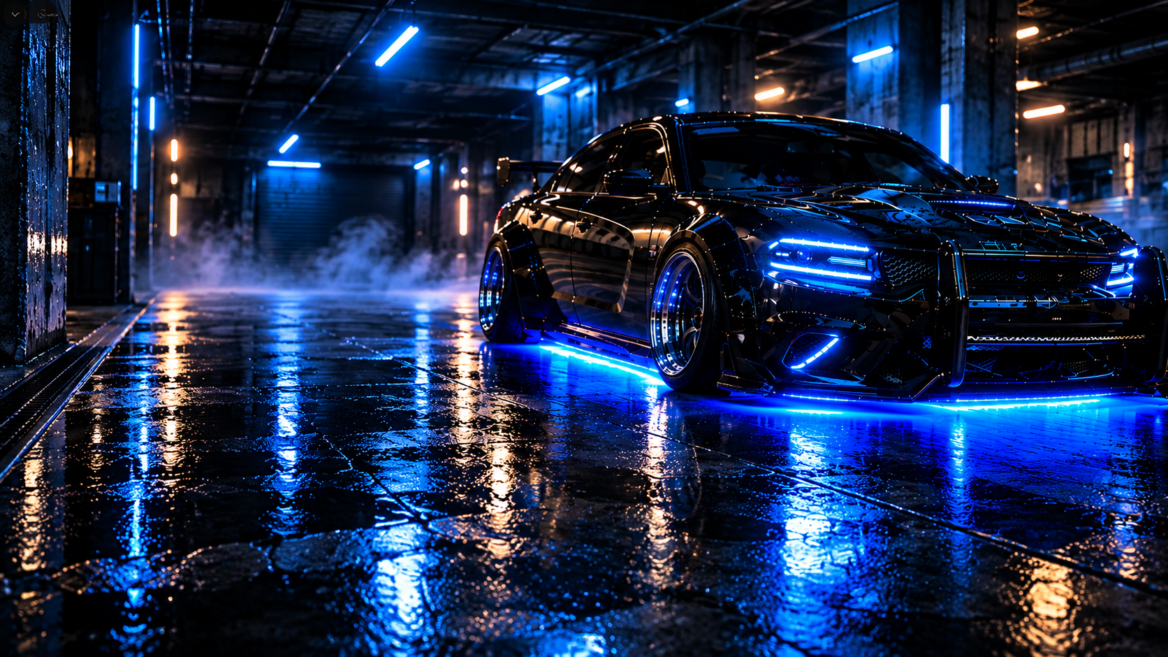 NIGHTRIDEUS™ cinematic automotive background