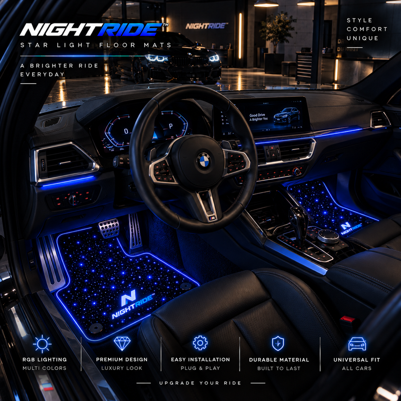 NIGHTRIDE™ – RGB LED Floor Mat 💙