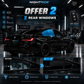 NIGHTRIDE™ Smart Tint – Switchable Privacy Window Film